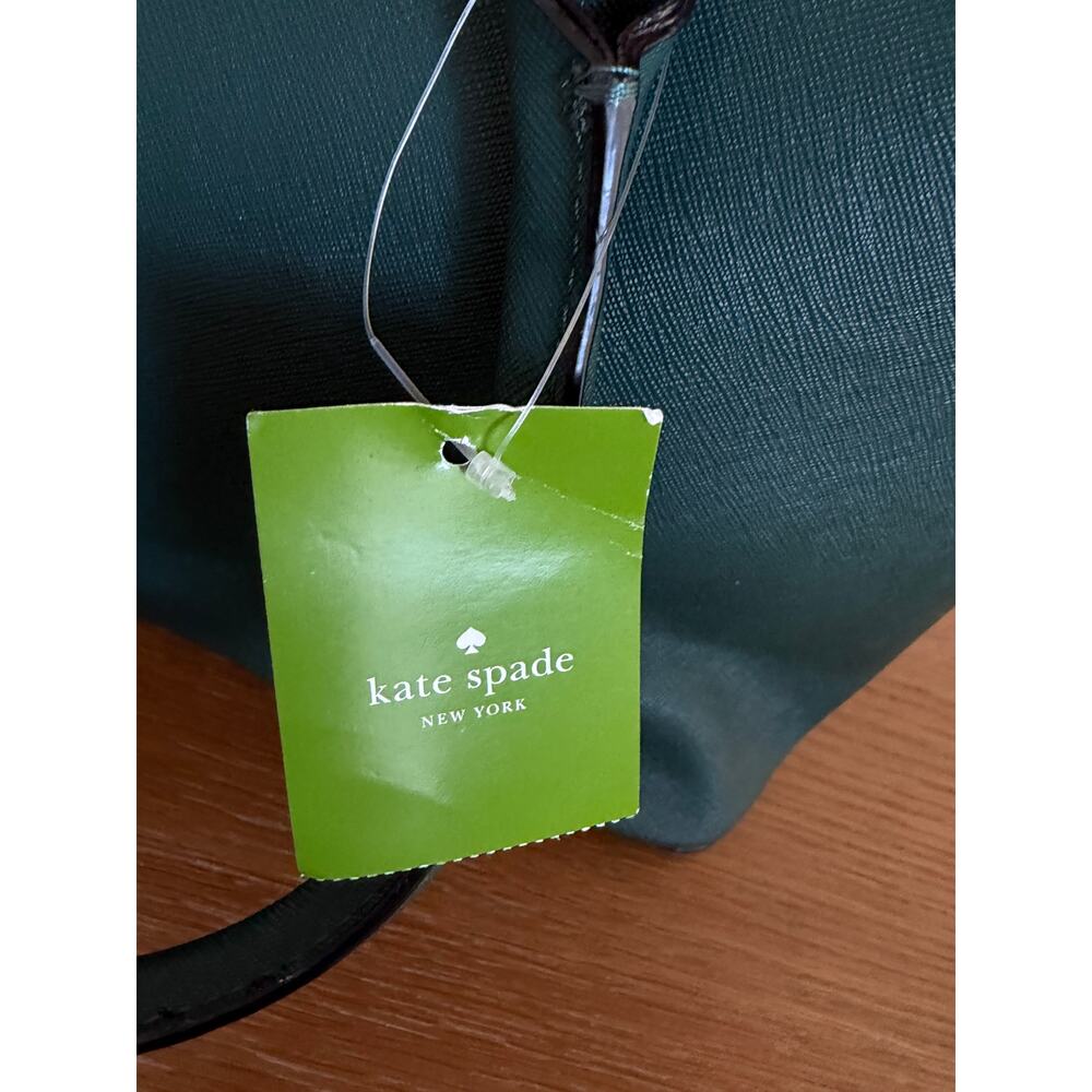 Kate Spade Post Street Halsey Tote Nightforest Green WKRU4173 NWT - Picture 5 of 6